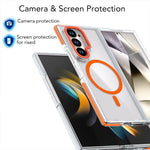 Samsung Galaxy Z Fold 6 Transparent Magnetic Protective Case