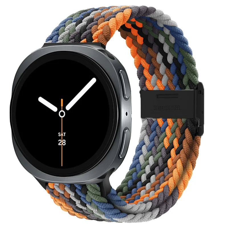 Braided Strap with Metal Buckle for Samsung Galaxy Watch 8 & Galaxy Watch 8 Classic