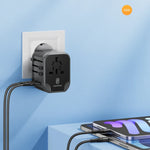 Asometech 4-Port GaN Travel Adapter