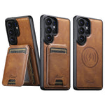 2-in-1 Detachable Oil Wax Leather Case for Samsung Galaxy S26 Ultra