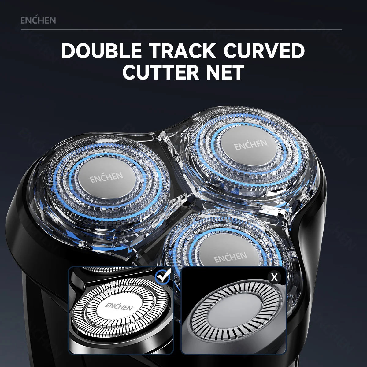 ENCHEN BlackStone 3 Electric Shaver 3D Waterproof Razor