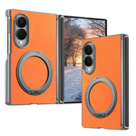 Premium Magnetic Leather Case with Central Hinge Protection for Samsung Galaxy Z Fold 8