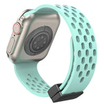 Breathable Magnetic Silicone Sport Strap for Apple Watch