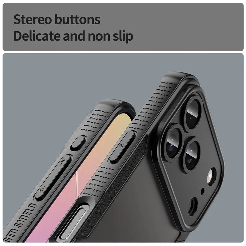 iPhone 17 Series Durable Matte TPU Bumper Protective Phone Case