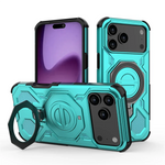 Heavy-Duty Magnetic Armor Case with Ring Kickstand for iPhone 17 Series