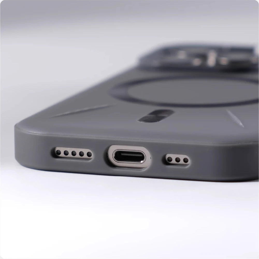 Luxury Shockproof Matte MagSafe Case for iPhone 16 Series