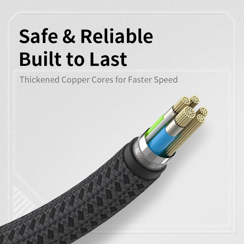 SHARGE E-Maker 240W USB-C Cable with Fast Charging and High-Speed Data Transfer