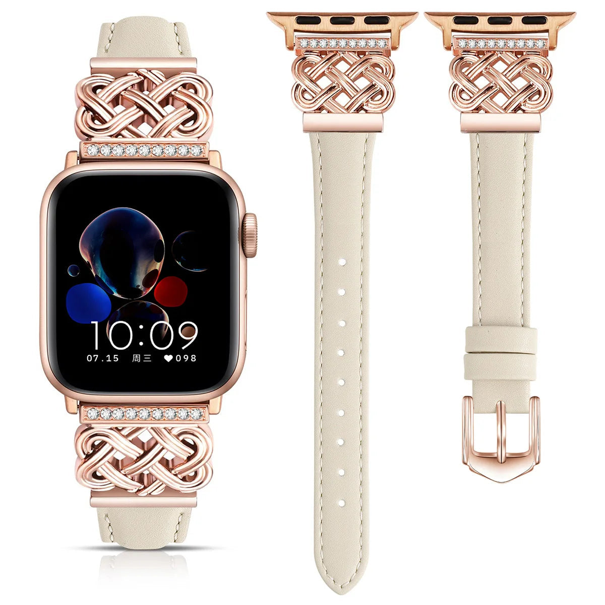 Stylish Leather Wristband for Apple Watch