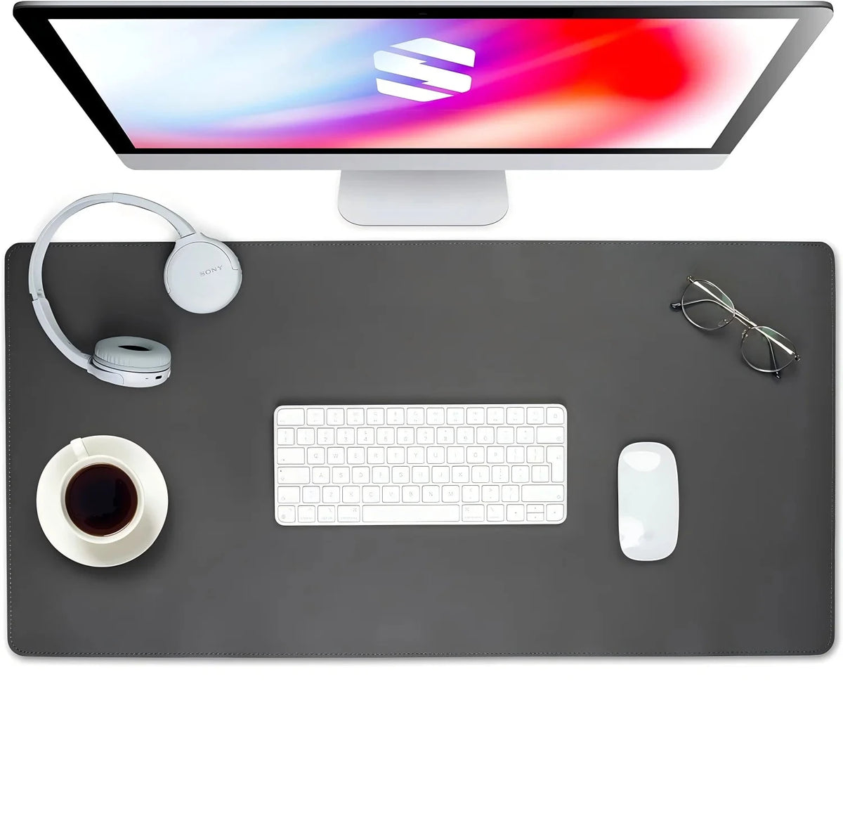 Water-Repellent PU Leather Desk Mat