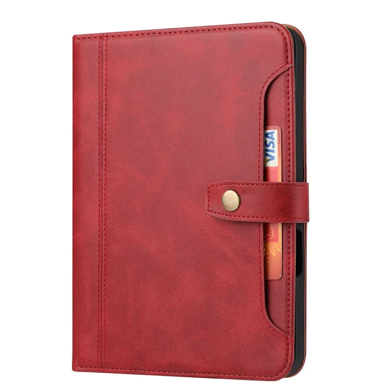 Leather Flip Kickstand Case with Card Slot for iPad Mini 7