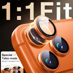 Metal Frame Tempered Glass Camera Lens Protector for iPhone 17 Series