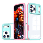 Hybrid Hard PC + TPU Transparent Shockproof Case for iPhone 17 Series