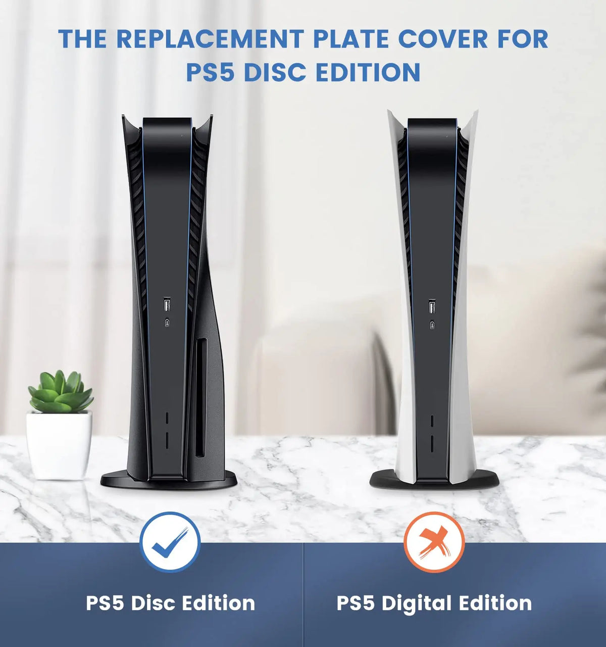 PlayStation 5 Disc Edition Hard Shell Faceplate