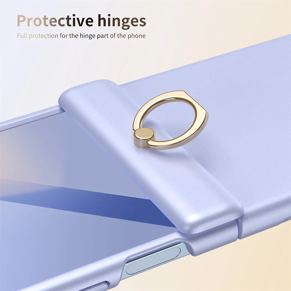 Elegant Matte Plating Shockproof Case for Samsung Galaxy Z Flip 7