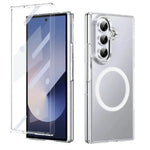 Samsung Galaxy Z Fold 6 Protective Magnetic Case with HD Glass Front Film