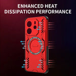Shockproof Heat Dissipation Magnetic Case for Realme 14