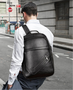 Cow Leather Multi-Function Laptop Backpack for Men