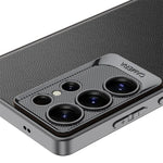 Shockproof Electroplate Leather Phone Case for Samsung Galaxy S25 Ultra