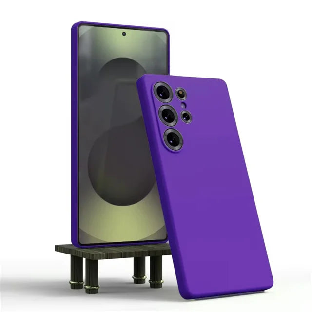 Slim Skin-Friendly Shockproof Silicone Case for Samsung Galaxy S26