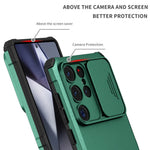 Samsung Galaxy S24 Series Anti-Drop Airbag Case with Camera Slide Cover