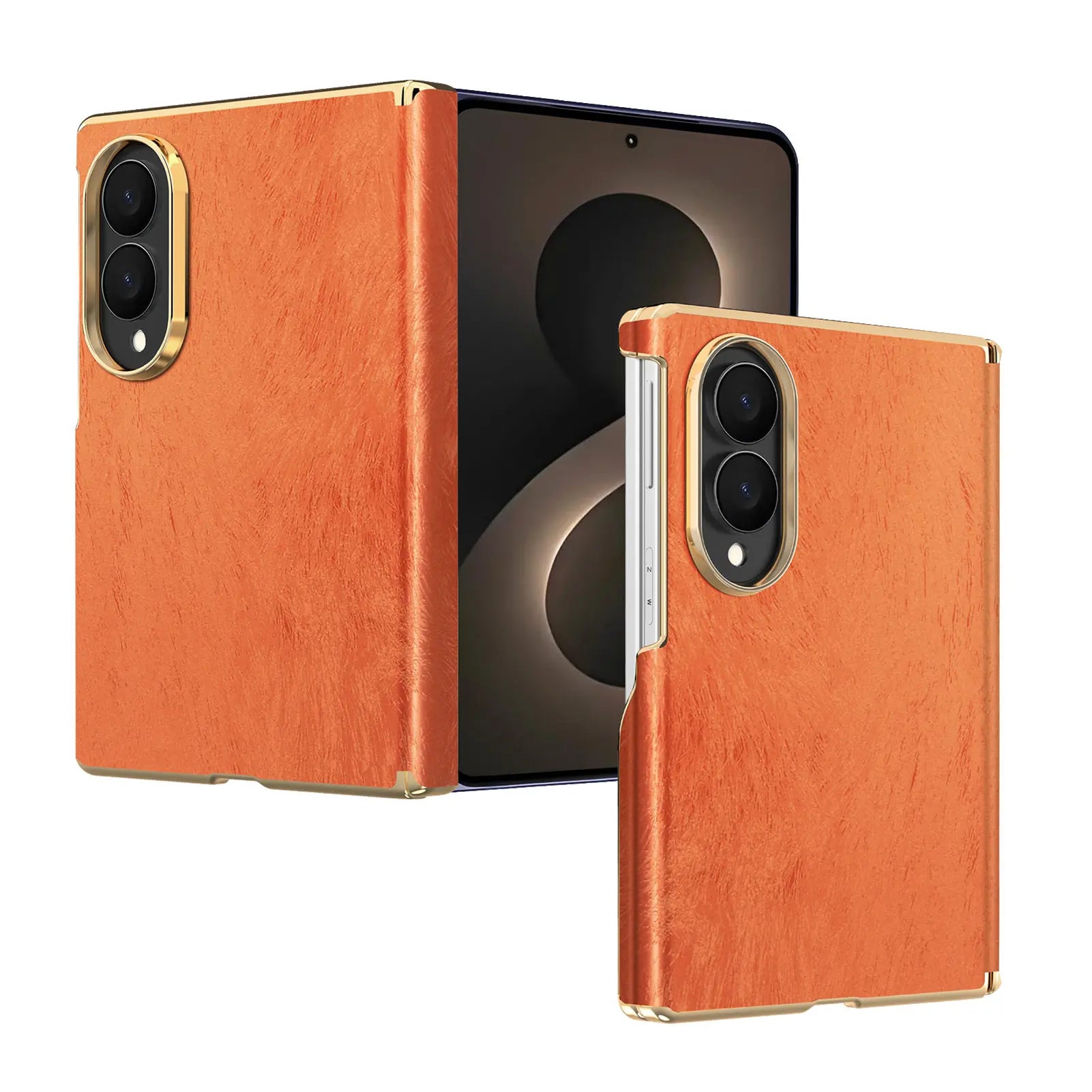 Luxury Velvet Texture Leather Protective Case for Samsung Galaxy Z Fold 8
