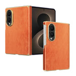 Luxury Velvet Texture Leather Protective Case for Samsung Galaxy Z Fold 8
