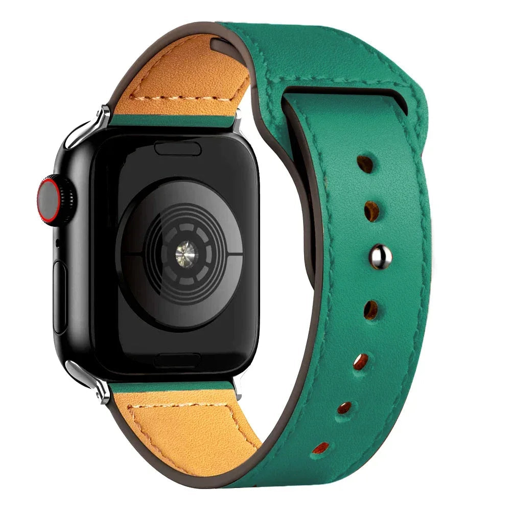 Luxury Genuine Leather Strap for Apple Watch