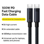Baseus 100W Fast Charging USB-C Cable