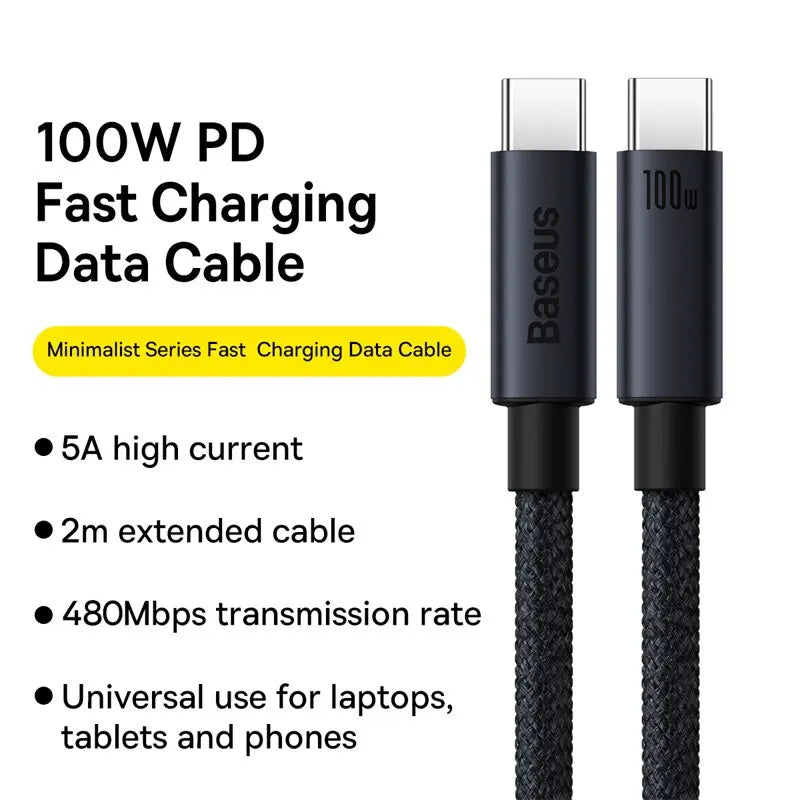 Baseus 100W Fast Charging USB-C Cable