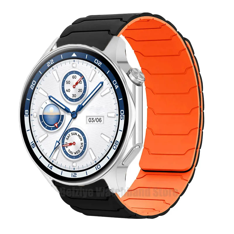Soft Silica Gel Magnetic Strap for OPPO Watch X2