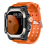 Silicone Rugged Strap with Metal Case for Apple Watch Ultra 3
