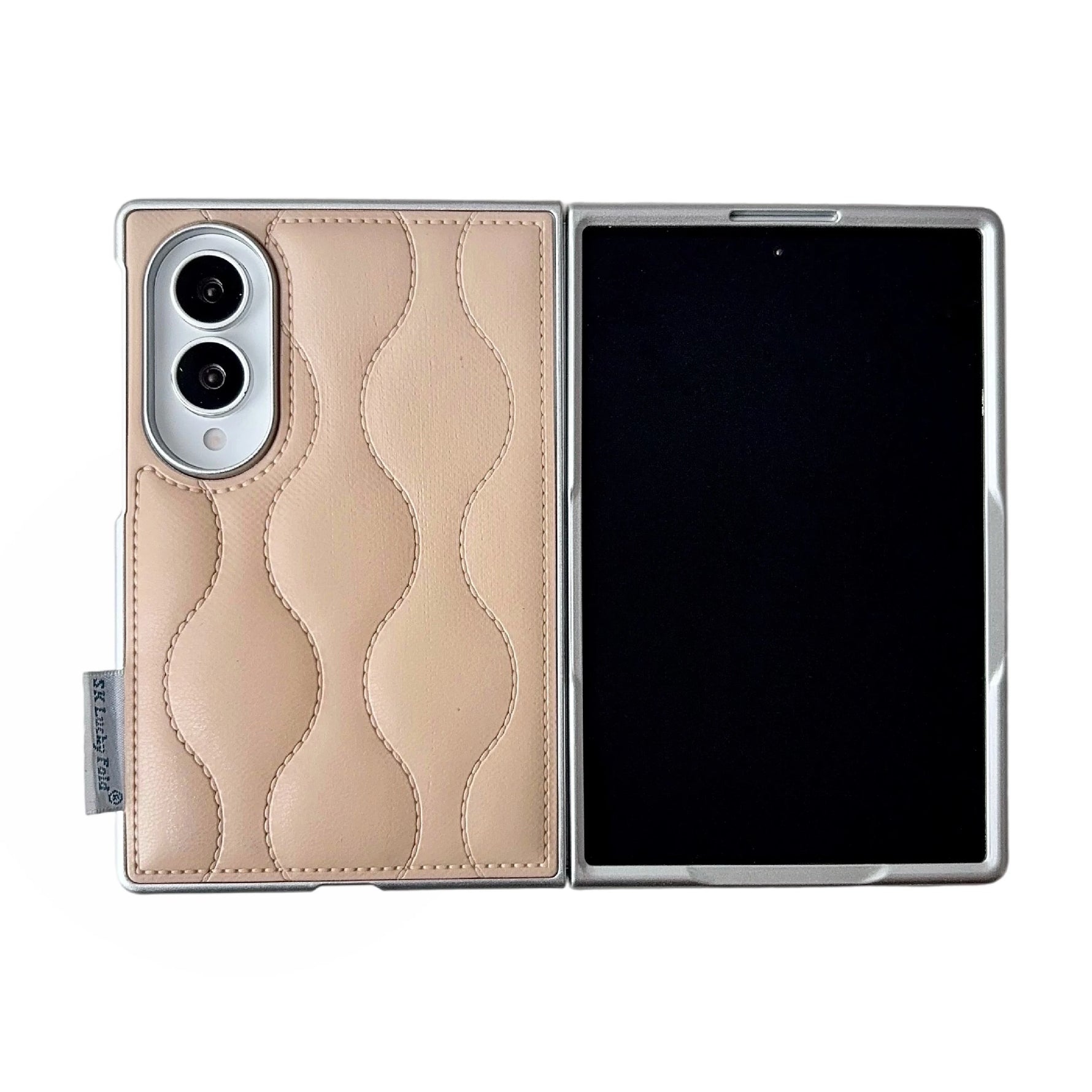 Premium Wave Texture Leather Protective Case for Samsung Galaxy Z Fold 8