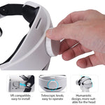 Comfort-Enhancing Adjustable Head Strap for Meta Quest 2 VR Headset