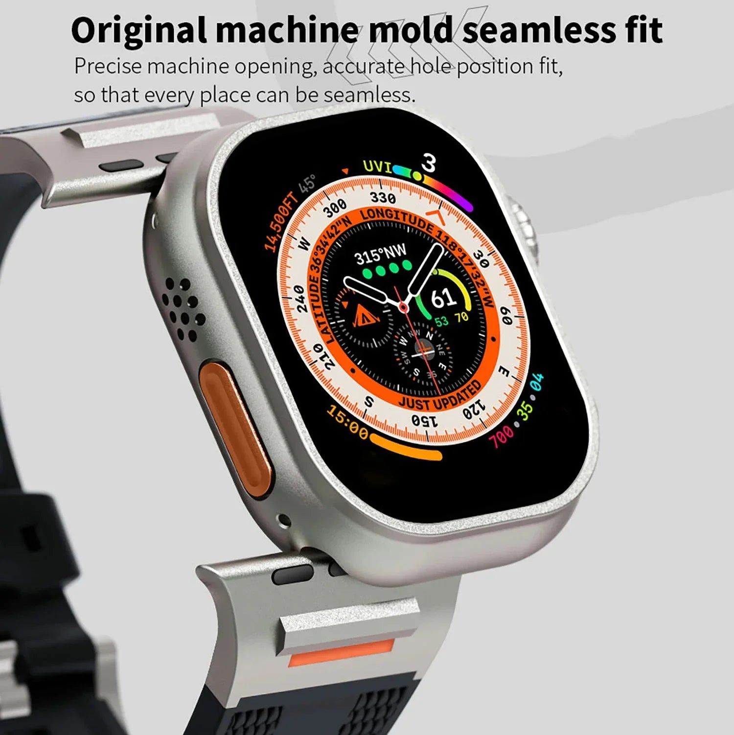 Flexible Silicone Elastic Sports Band for Apple Watch