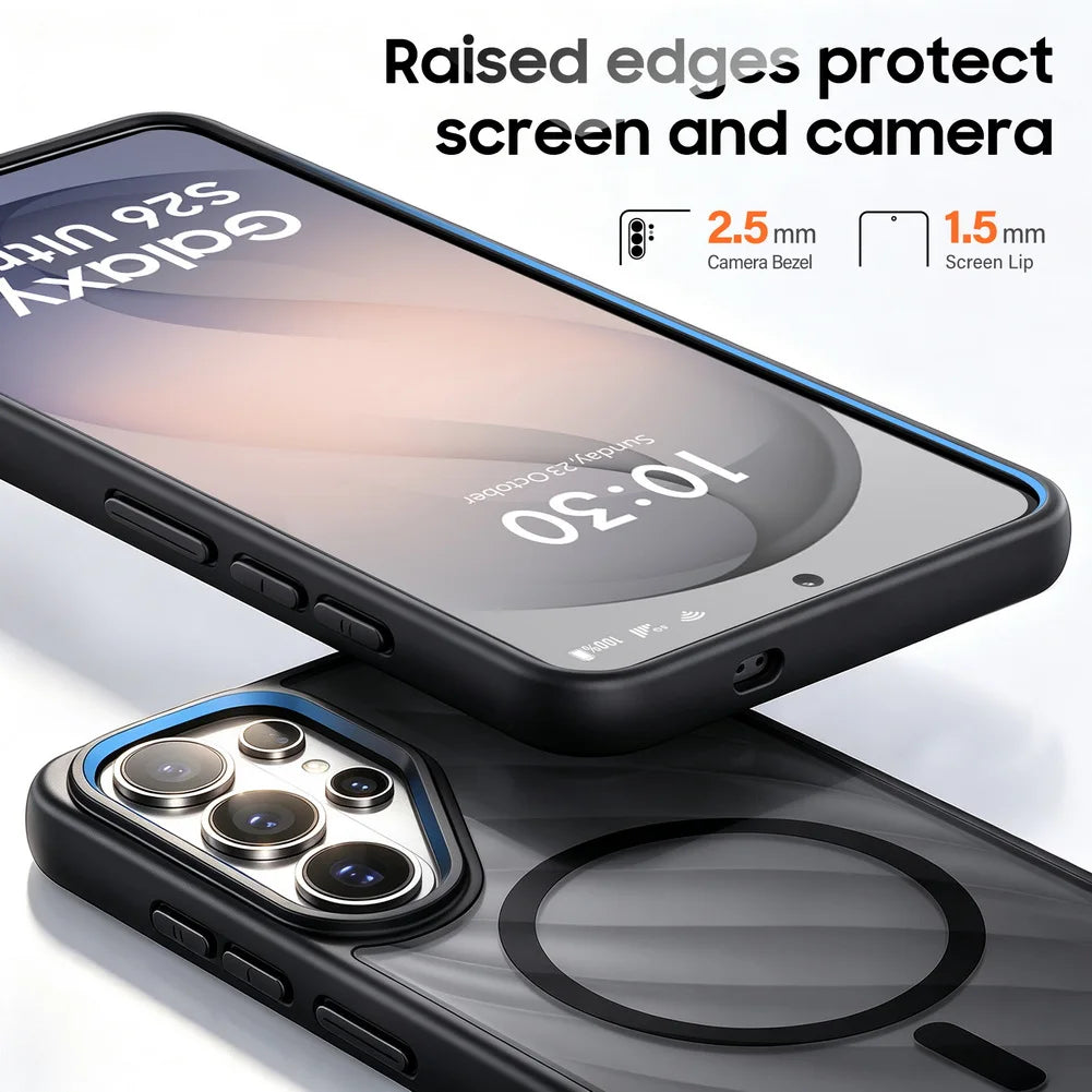 Semi-transparent Case for Samsung Galaxy S25 Series