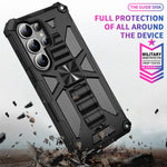 Camouflage Military Armor Case with Kickstand for Samsung Galaxy S26 Series