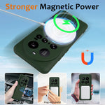 Premium Magnetic Silicone Case with Flocking Inside & Detachable Strap for Xiaomi 15 Ultra