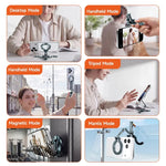 MagSafe Compatible Foldable Phone Tripod with 360° Rotation Base