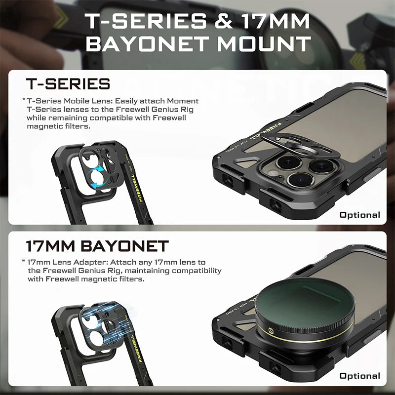 Freewell Multifunction Genius Rig Cage Basic Kit for iPhone 15 Pro Max