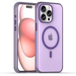 Shockproof Translucent Matte MagSafe Case for iPhone 16 Series