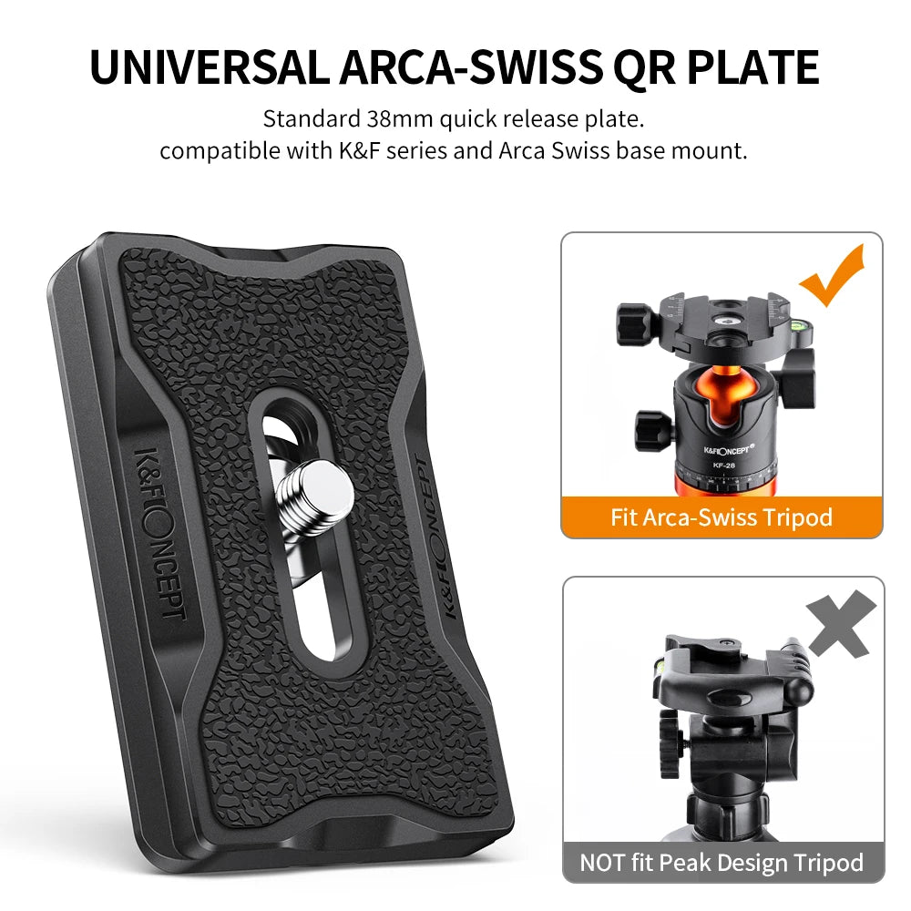K&F Concept KF-28 Tripod Quick Release Plate