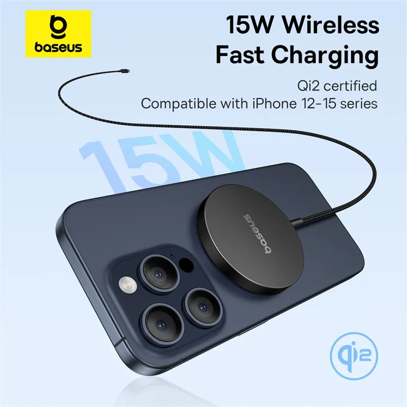Baseus 15W Qi2 Magnetic Wireless Charger