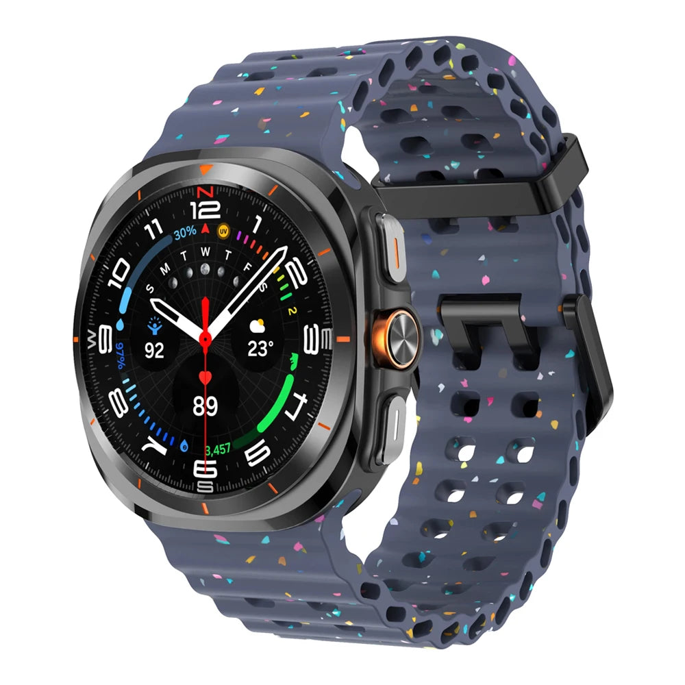 Quick-Release Water-Resistant Sport Watch Bands for Samsung Galaxy Watch Ultra