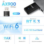 EDUP USB WiFi 6 Adapter with Bluetooth 5.3