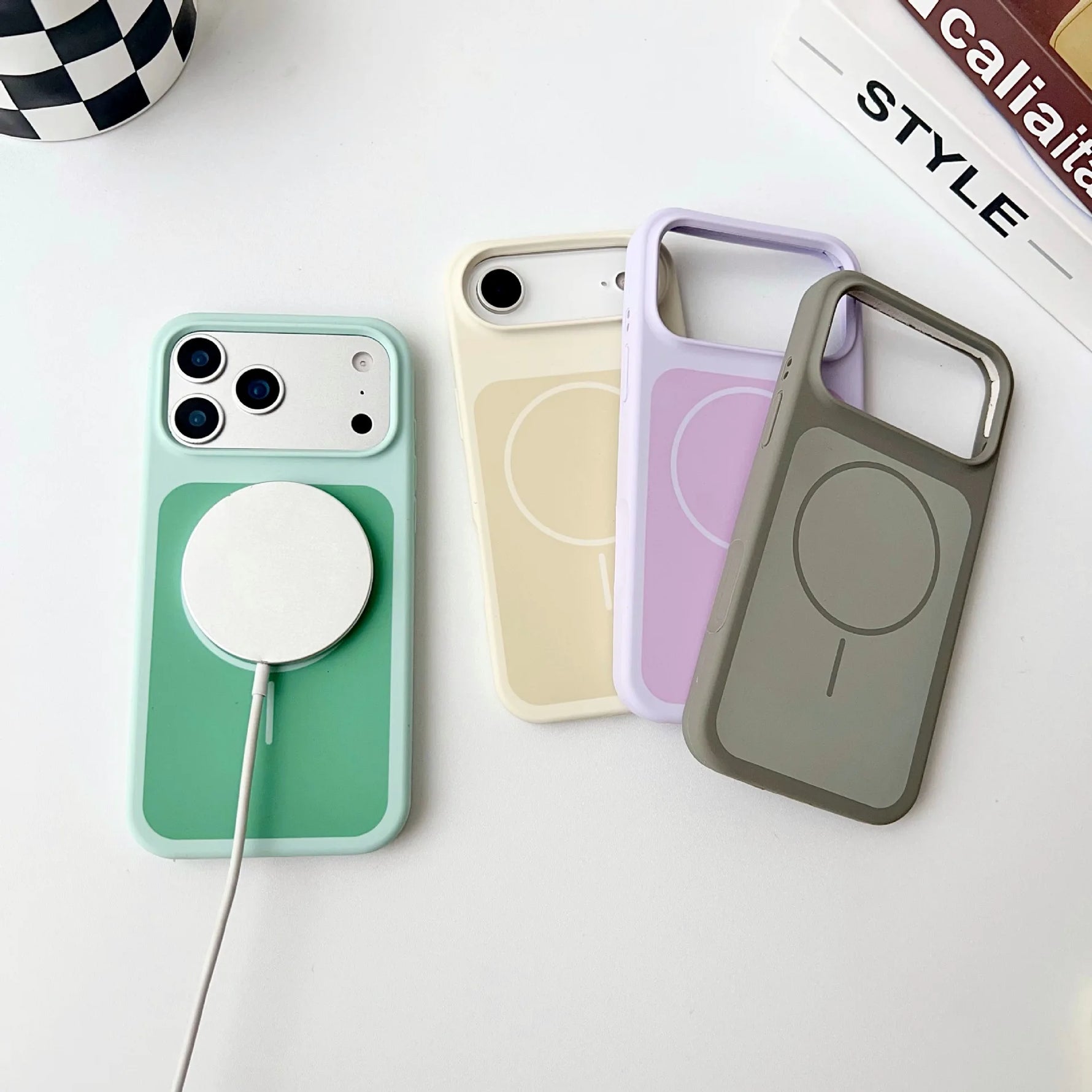 Soft Touch Liquid Silicone MagSafe Case for iPhone 17 Series
