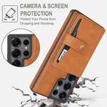 Luxury 2-in-1 Magnetic Leather Wallet Case for Samsung Galaxy S24 Series