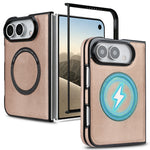 Premium Leather MagSafe Case with Raised Camera Protection for iPhone Duo