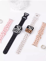 Engraved Silicone Sport Strap for Apple Watch