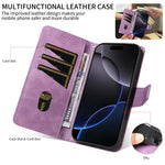 Samsung Galaxy S25 Series Flip Leather Wallet Case with Kickstand