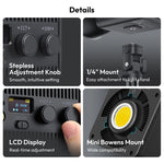 Ulanzi ML100WBi 100W Bi-Color Video Light with Battery